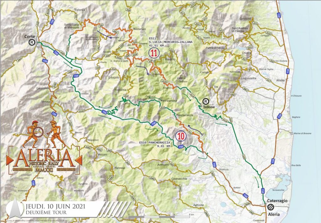 La seconde partie du parcours de la deuxième étape