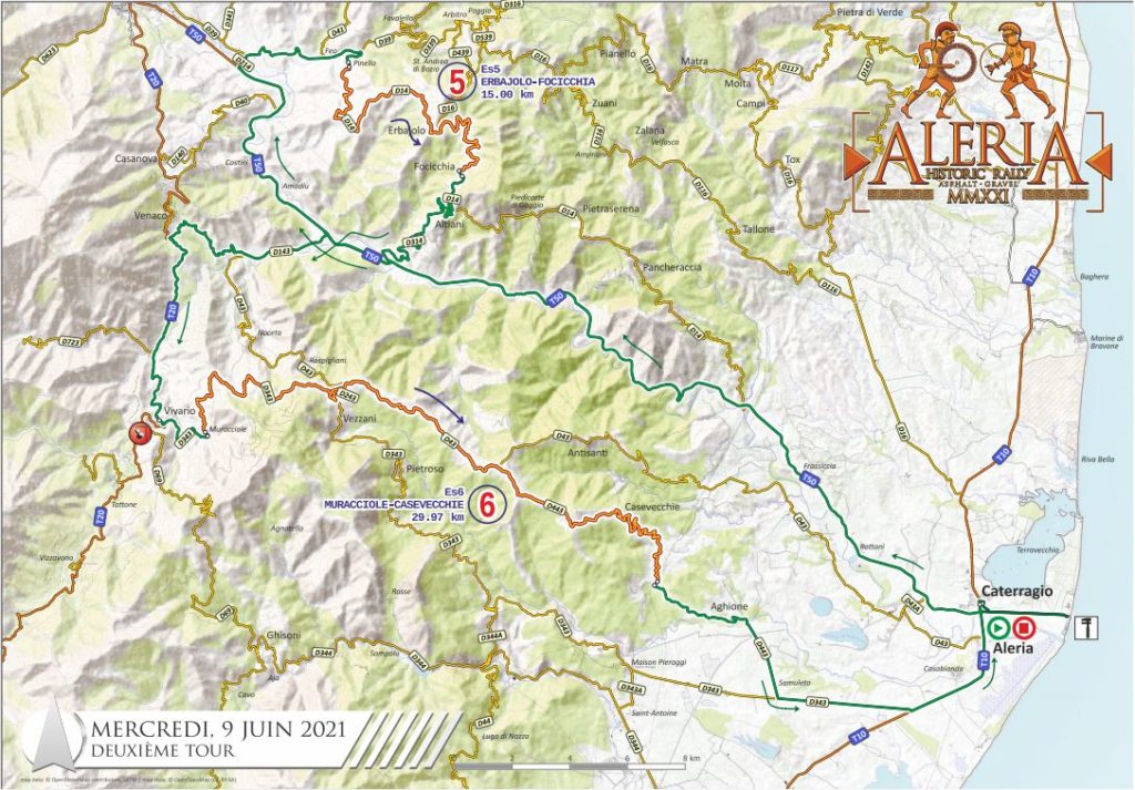 La seconde partie du parcours de la première étape