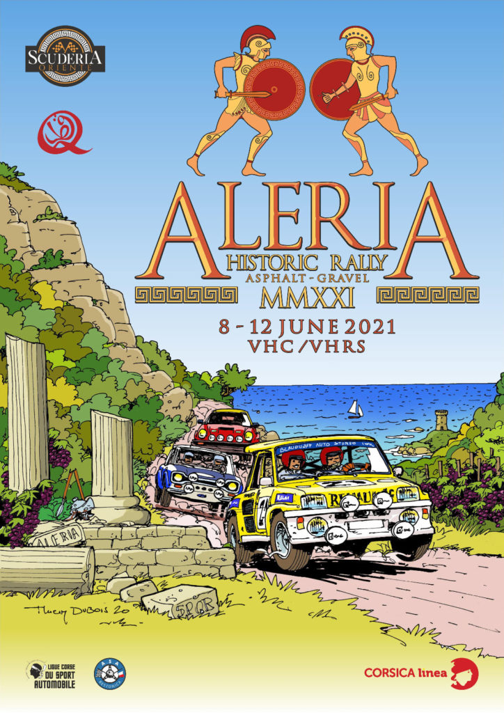 L'affiche officielle de l'Aleria Historic Rally