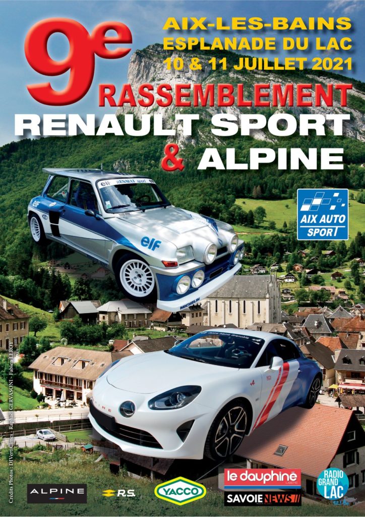 L'affiche du 9e Rassemblement Renault Sport & Alpine 