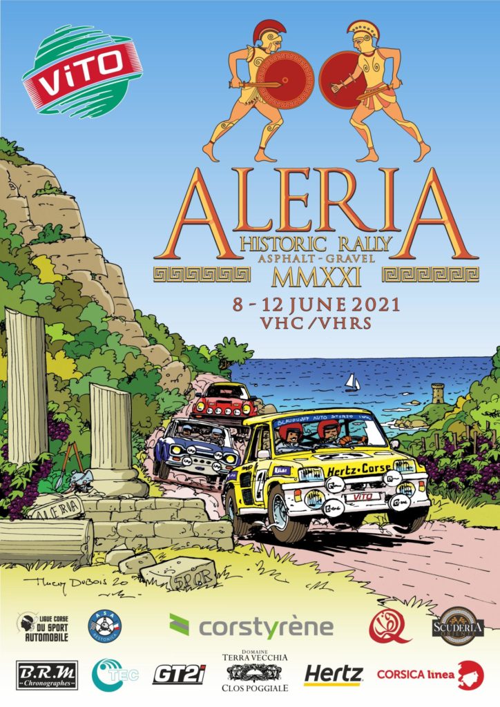 L'affiche officielle de l'Aleria Historic Rally 2021