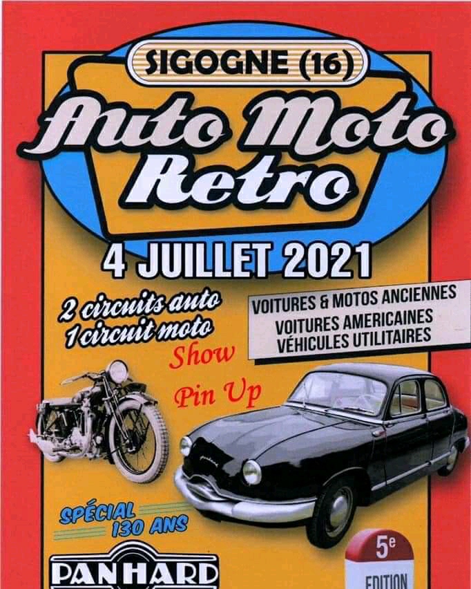 L'affiche prévue pour la 5e édition de l'Auto Moto Retro